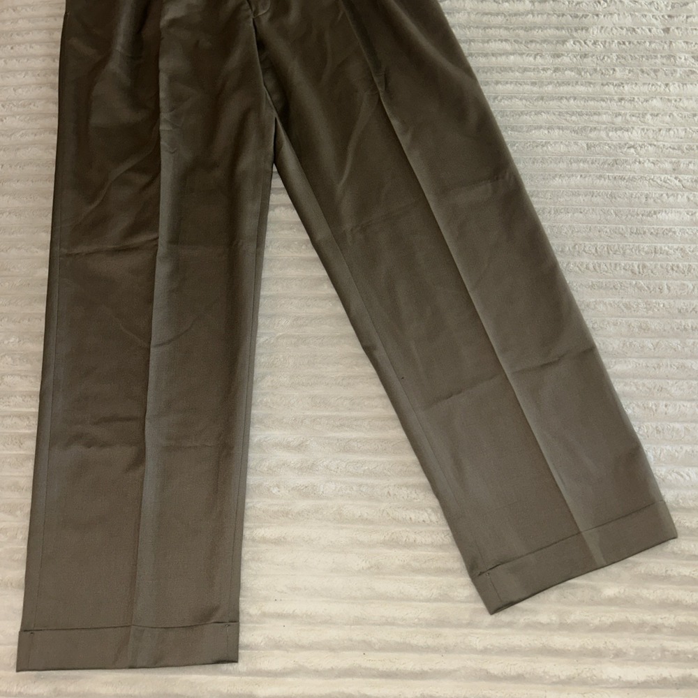 Lauren Ralph Lauren Men's Size 36x32 Total Comfort Styling Wool Pants Beige Tan - Picture 3 of 11